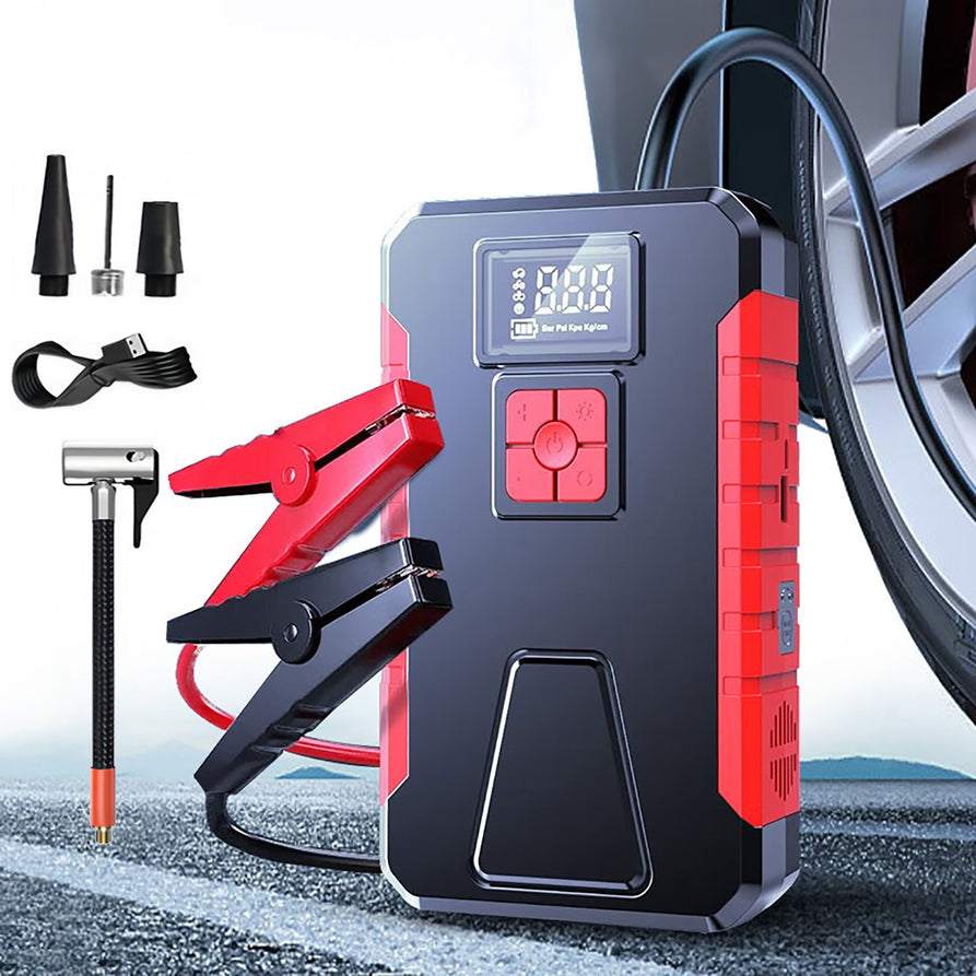 Emergency starter power car inflatable pump dual-use intelligent all-in-one high-capacity hitchhiker