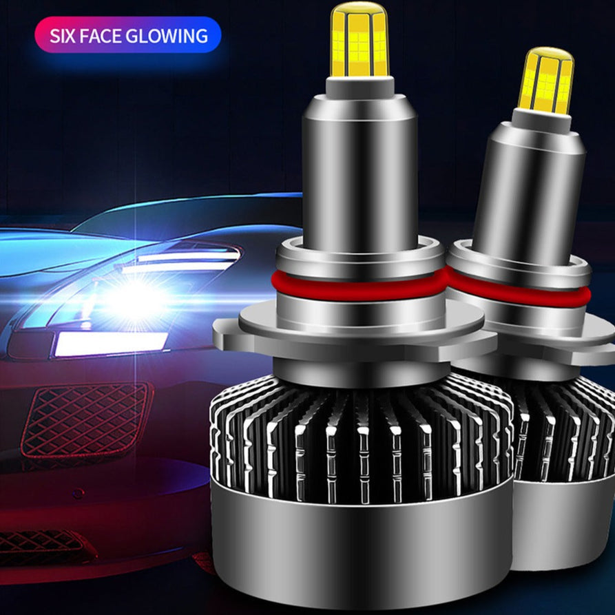 Car LED headlights, Mini 360-degree six-sided light, high-brightness spotlight modified LED lights