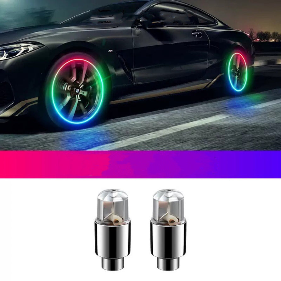 LED flash car bike electric motorcycle valve flash lights