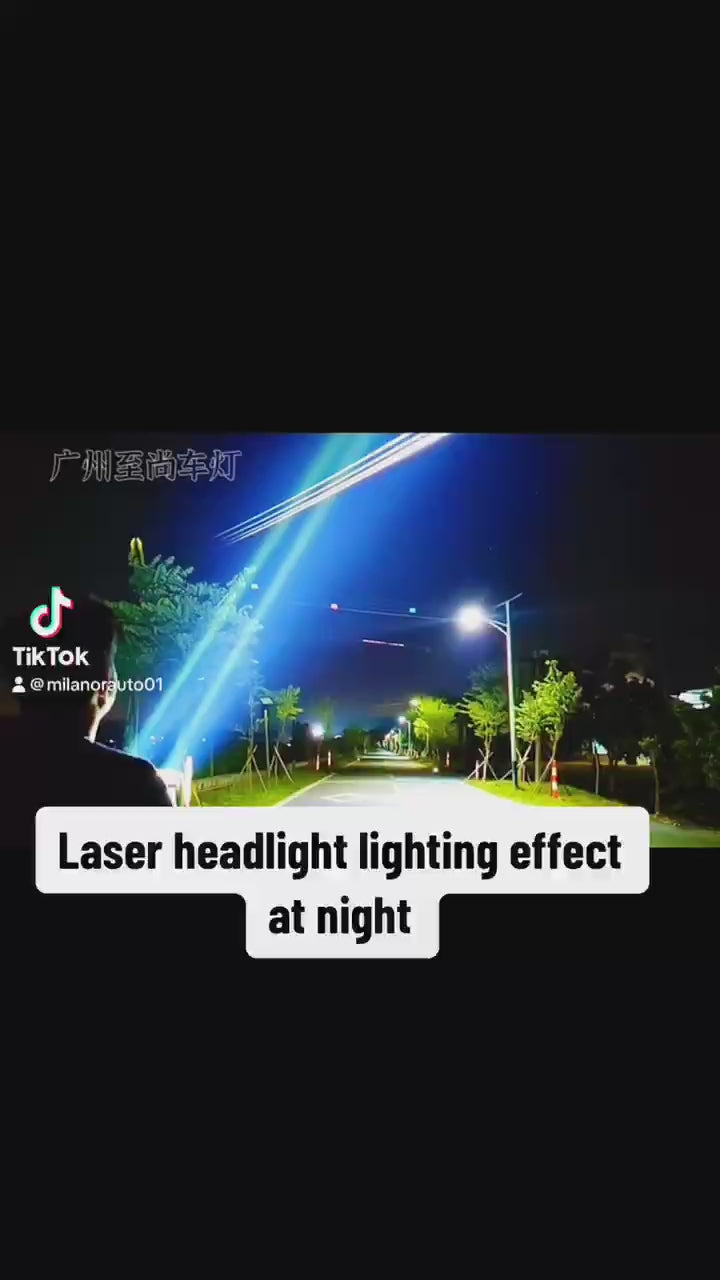 laser light car headlights